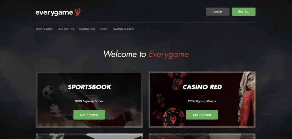 Everygame.eu Homepage