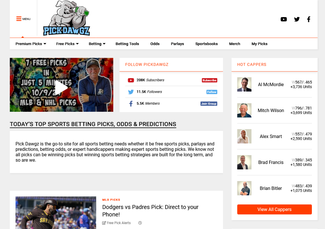 homepage Pick Dawgz