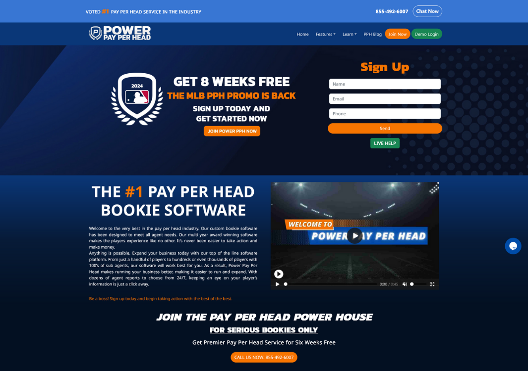 homepage Power Pay Per Head
