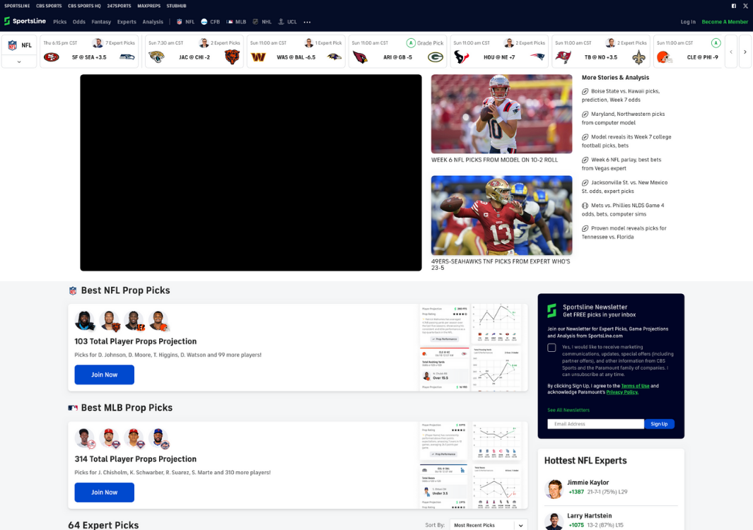 homepage Sports Line