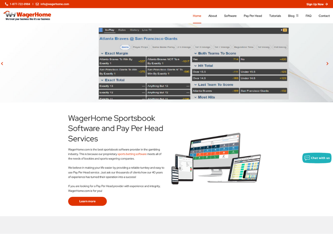 homepage wagerhome