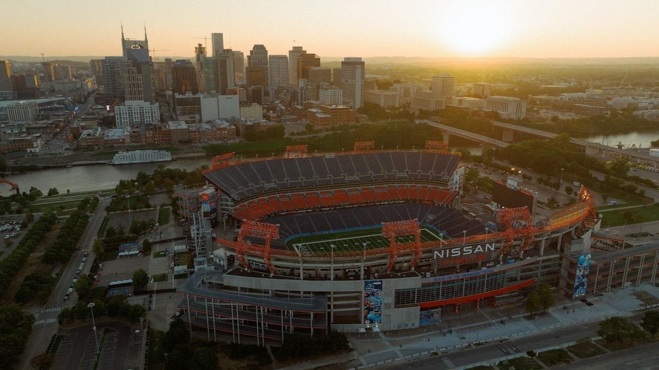 Nissan Stadium, home of the Tennessee Titans